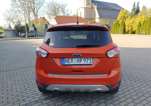 Ford Kuga cena 32700 przebieg: 198606, rok produkcji 2011 z Borne Sulinowo małe 326